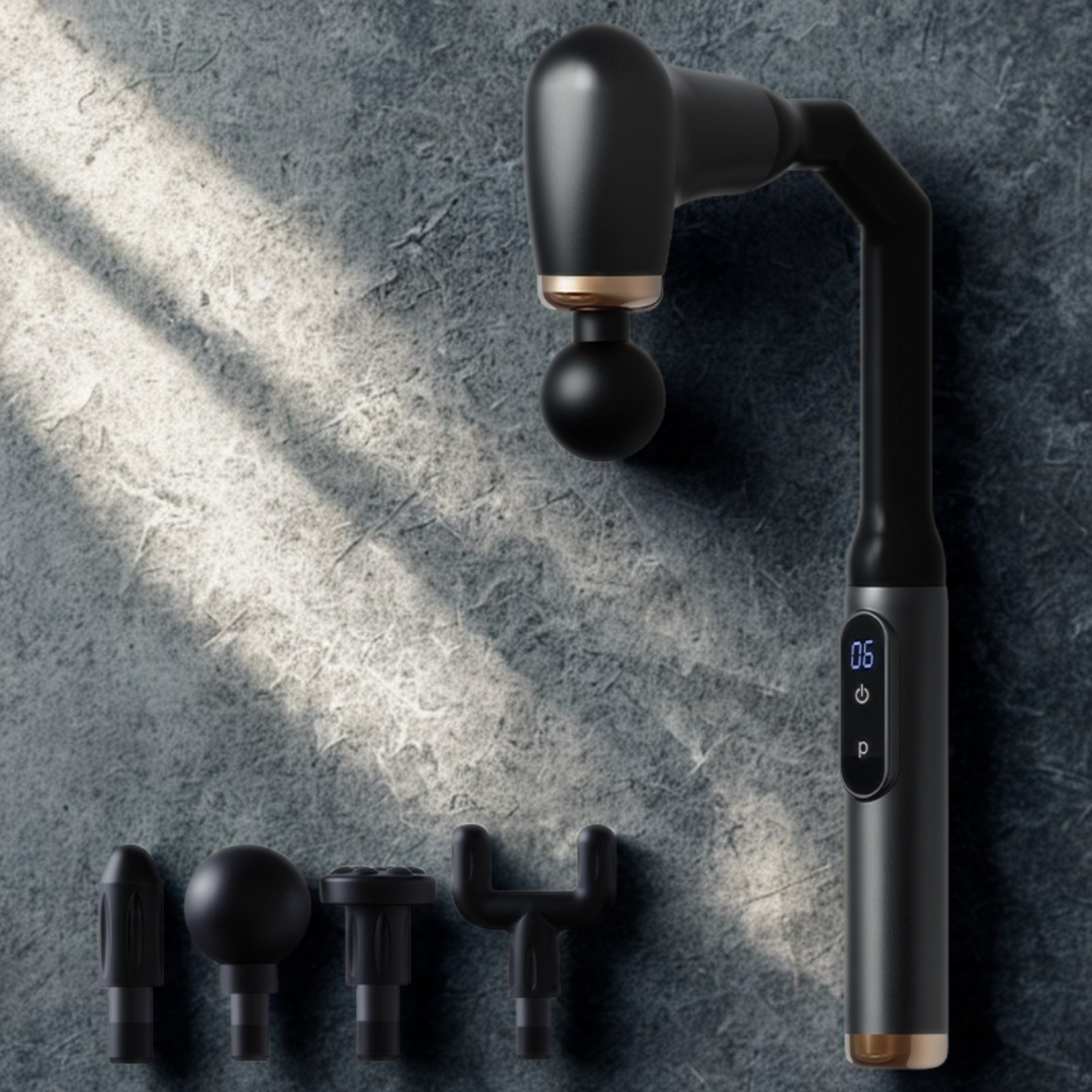 Kōra™ Pistolet de Massage Intelligent à Poignée Longue