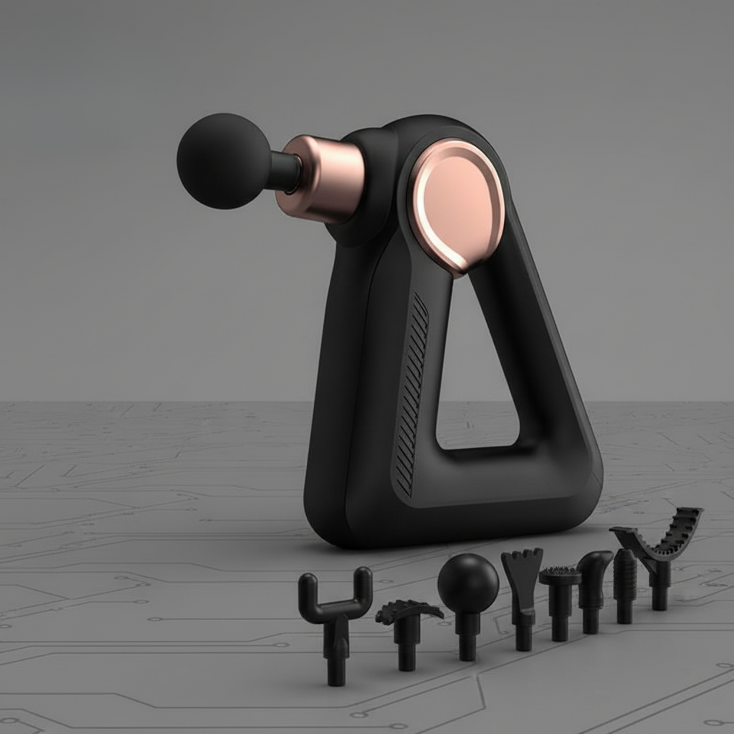 Kōra™ TriGun – Pistolet de massage musculaire premium