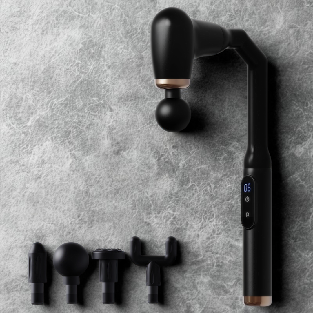 Kōra™ Pistolet de Massage Intelligent à Poignée Longue