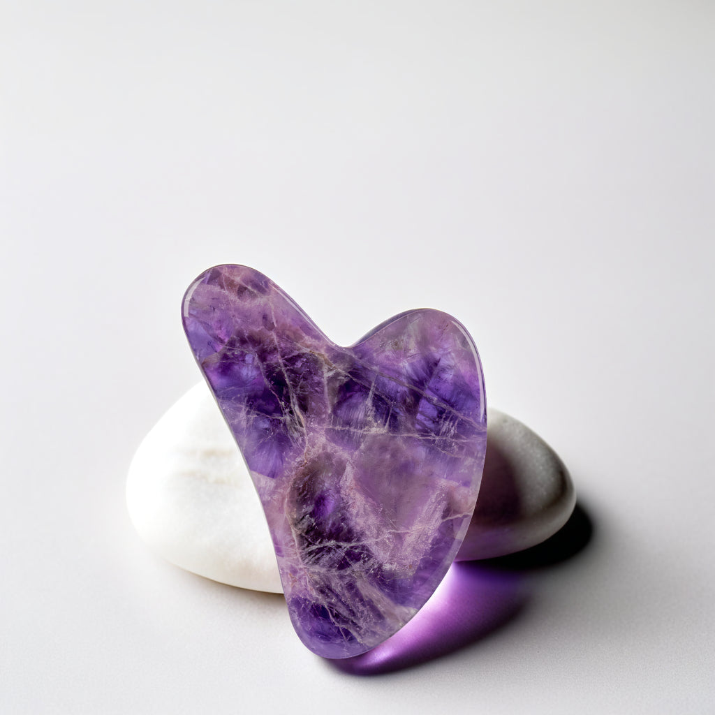 Gua Sha en Jade Naturel Kōra™ – Massage & Bien-Être