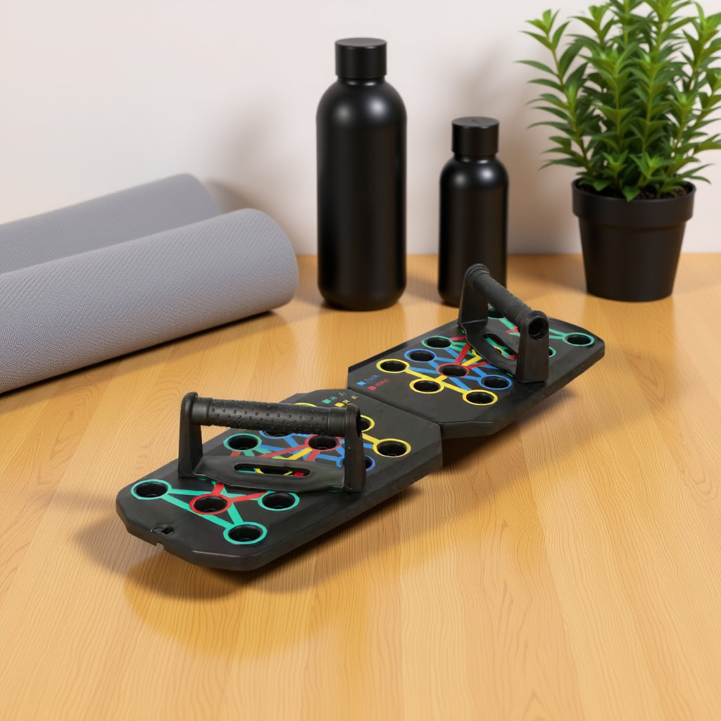 Planche de pompes Kōra™ – Code couleur & poignées antidérapantes