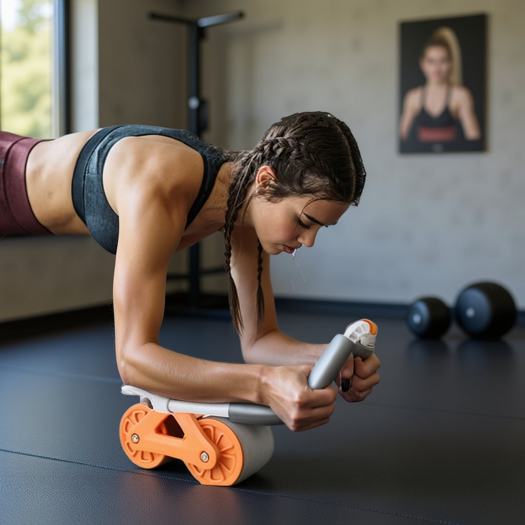 Roue abdominale Kōra™ – Rebond automatique & double stabilité