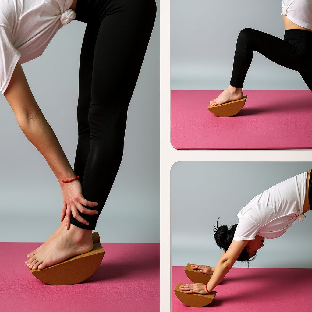 Bloc yoga Kōra™ – Liège demi-lune, équilibre & stabilité