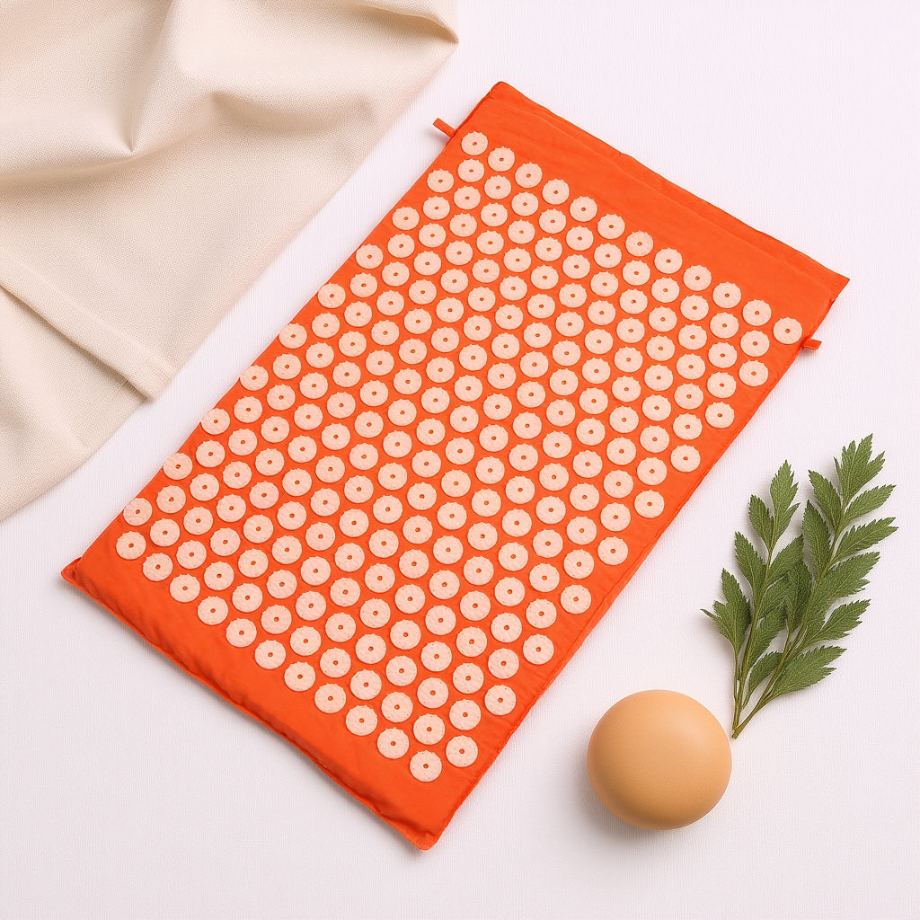 Kōra™ Set d’Acupression – Tapis & Oreiller de Massage Thérapeutique