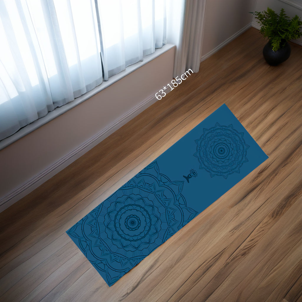 Tapis de Yoga Antidérapant Ultra Fin Kōra™ – Microfibre Haute Adhérence