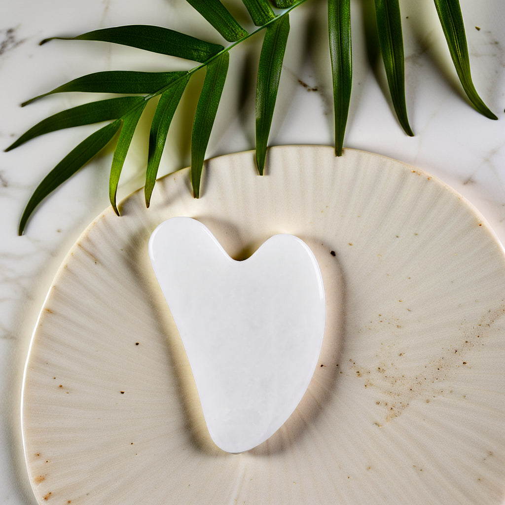 Gua Sha en Jade Naturel Kōra™ – Massage & Bien-Être