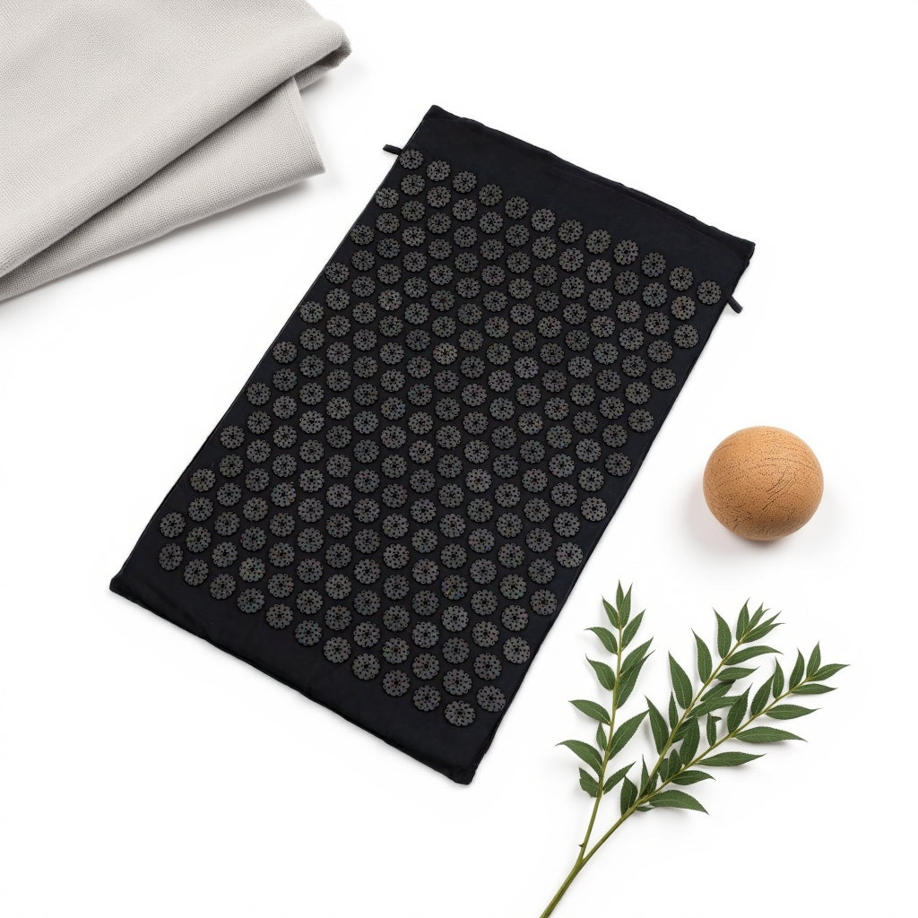 Kōra™ Set d’Acupression – Tapis & Oreiller de Massage Thérapeutique