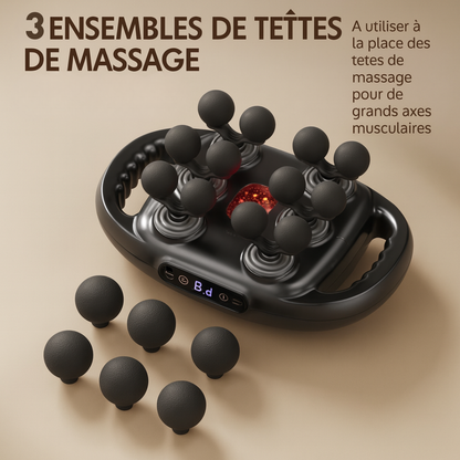Kōra™– Pistolet de massage à fascia multi-têtes