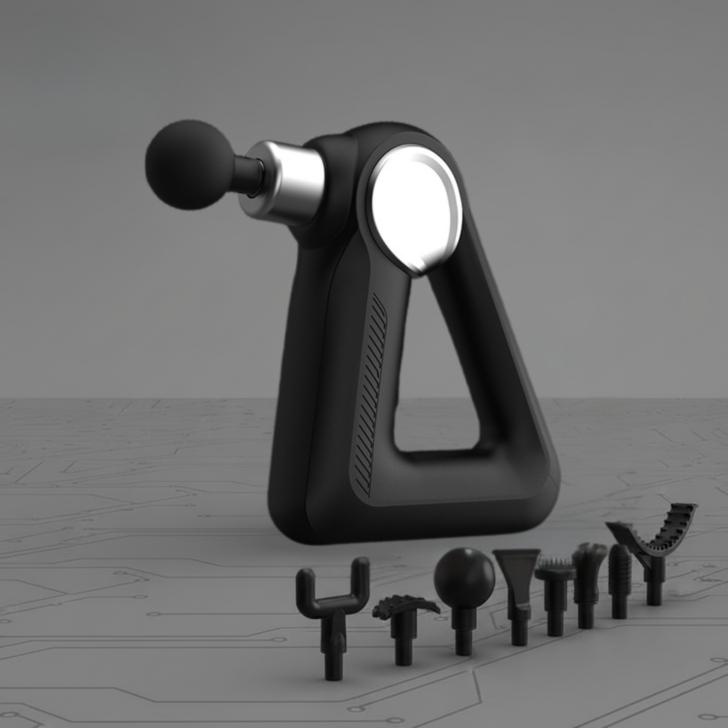 Kōra™ TriGun – Pistolet de massage musculaire premium