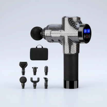 Pistolet de massage Professionnel Kōra™ – 30 vitesses & 6 embouts pro