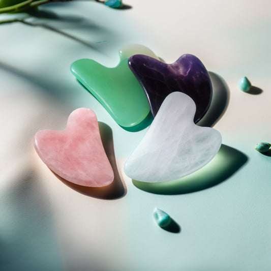 Gua Sha en Jade Naturel Kōra™ – Massage & Bien-Être