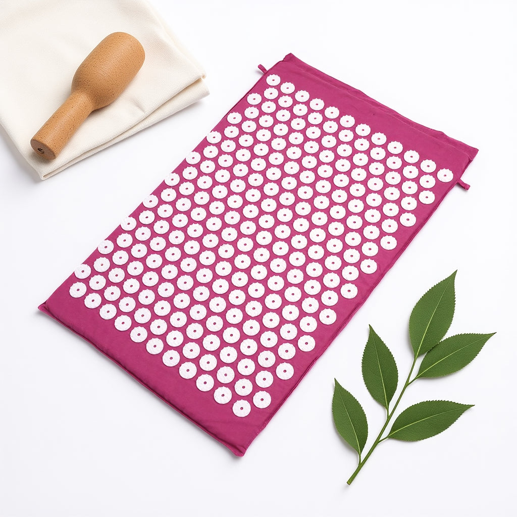 Kōra™ Set d’Acupression – Tapis & Oreiller de Massage Thérapeutique