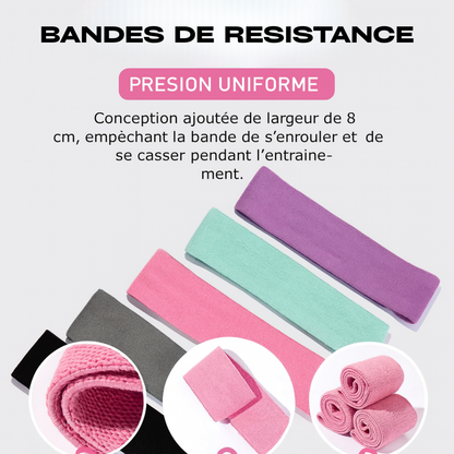 Bande Kōra™ en coton – Résistance, fessiers & tonification