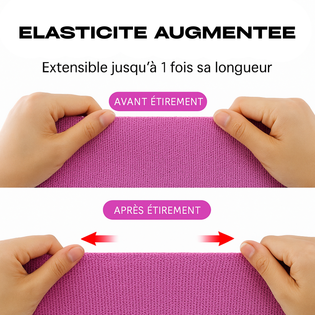 Bande Kōra™ en coton – Résistance, fessiers & tonification