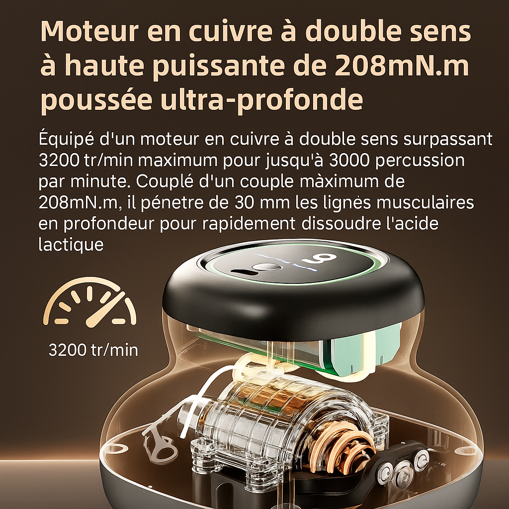 Kōra™ Masseur Musculaire Intelligent Compact