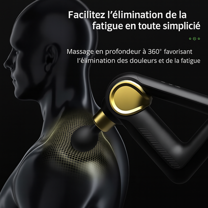 Kōra™ TriGun – Pistolet de massage musculaire premium