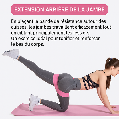 Bande Kōra™ en coton – Résistance, fessiers & tonification