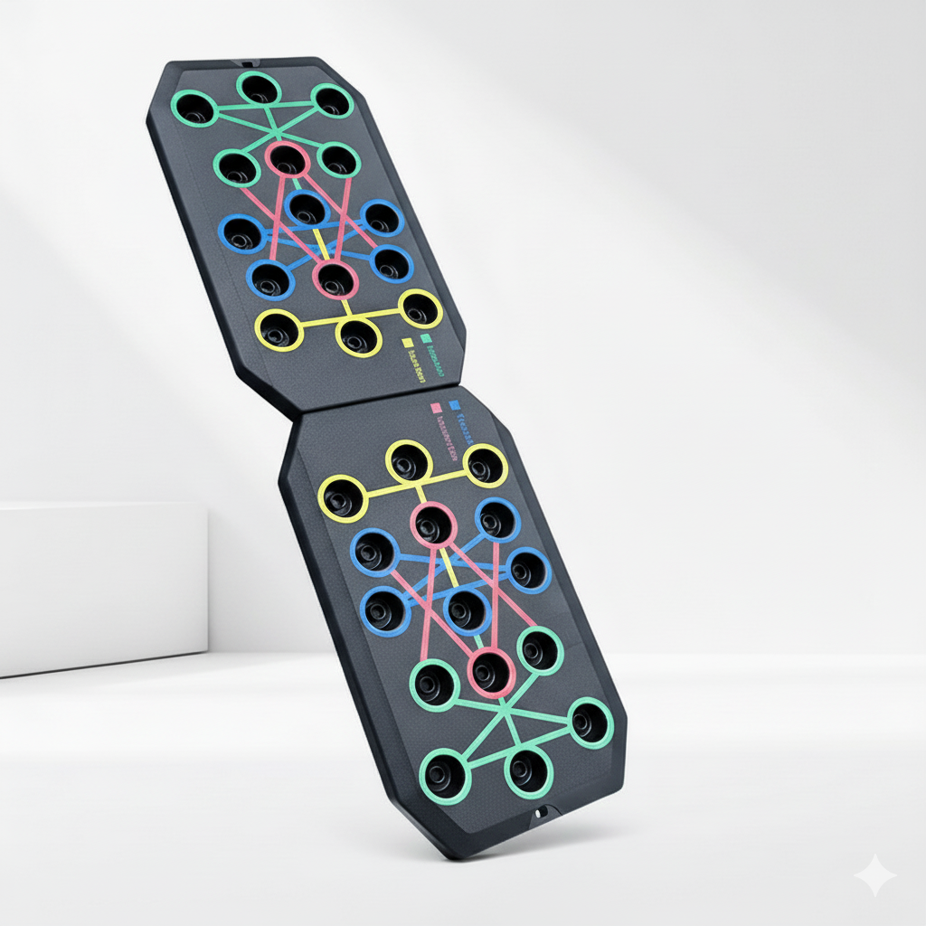 Planche de pompes Kōra™ – Code couleur & poignées antidérapantes