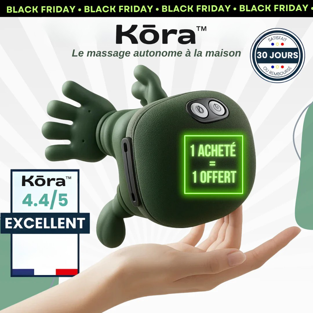 Kōra™ | Masseur Épaules & Nuque           (1 Acheté = 1 Offert)