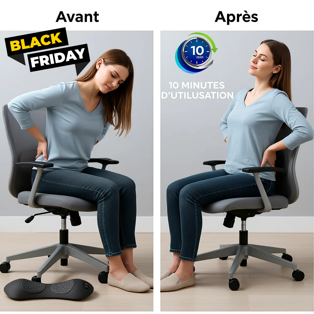 Kōra™ | Oreiller de Massage 3-en-1 Intelligent Chauffant et Vibrant