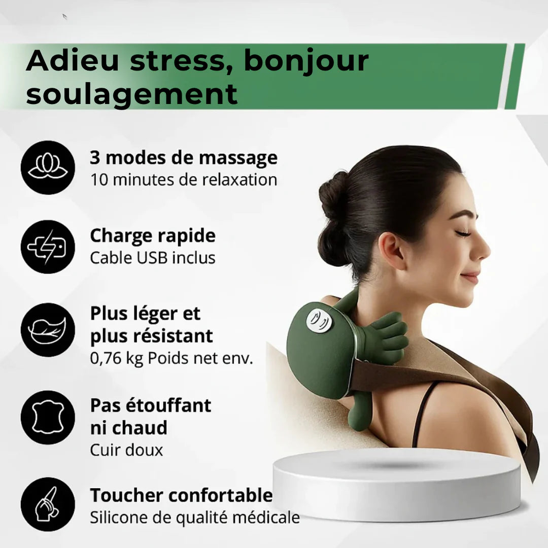 Kōra™ | Masseur Épaules & Nuque           (1 Acheté = 1 Offert)