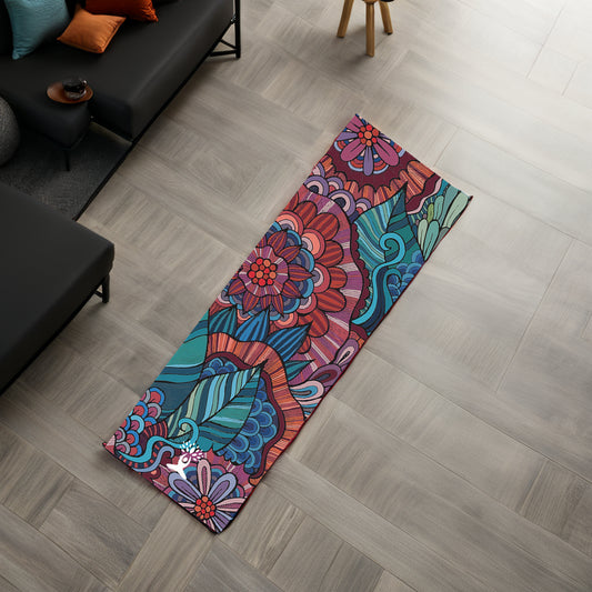 Tapis de Yoga Antidérapant Ultra Fin Kōra™ – Microfibre Haute Adhérence
