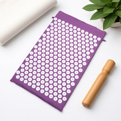 Kōra™ Set d’Acupression – Tapis & Oreiller de Massage Thérapeutique