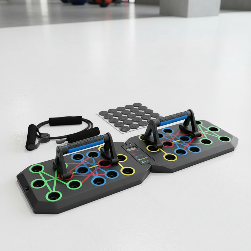 Planche de pompes Kōra™ – Code couleur & poignées antidérapantes