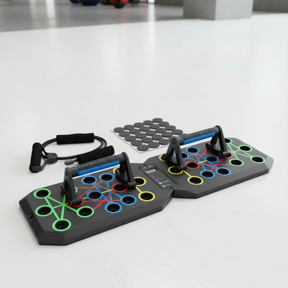 Planche de pompes Kōra™ – Code couleur & poignées antidérapantes