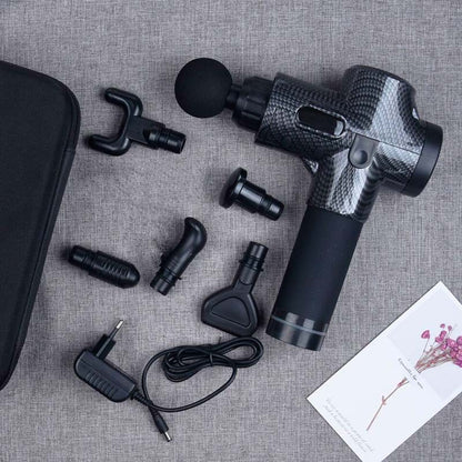 Pistolet de massage Professionnel Kōra™ – 30 vitesses & 6 embouts pro